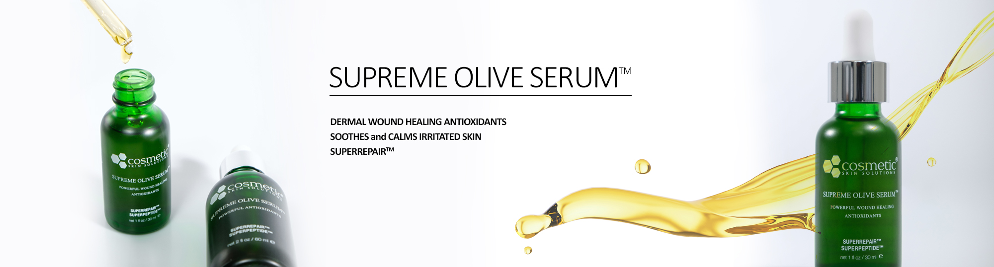 Supreme Olive Serum™ | Clinically Tested | #1 Best Olive Serum | Cosmetic Skin Solutions